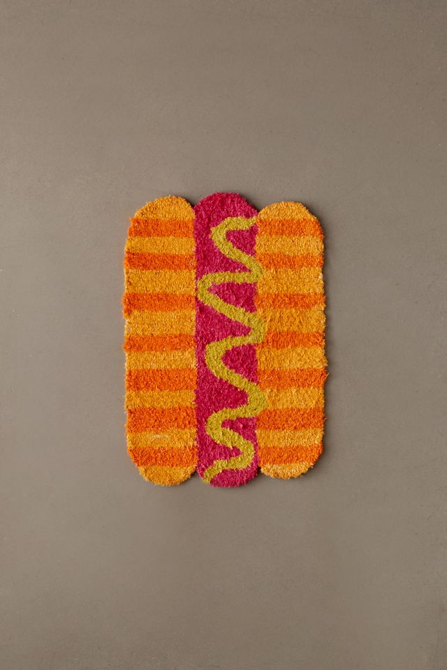 Shaped Hot Dog Rug #2
