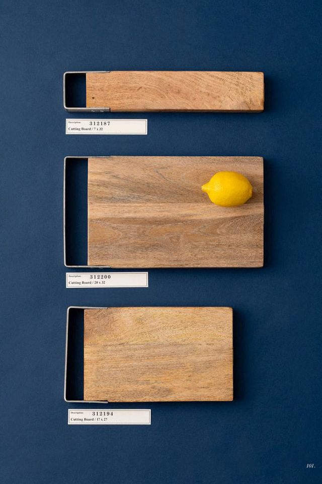 Puebco Reclaimed Mango Wood Cutting Board #1