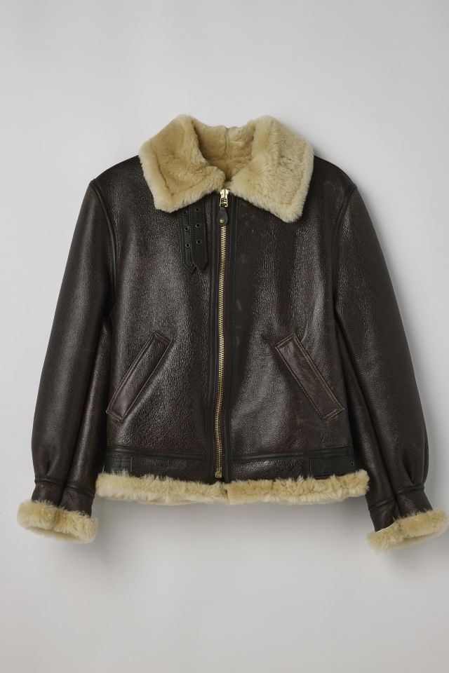 Schott B-3 Sheepskin Jacket | Urban Outfitters