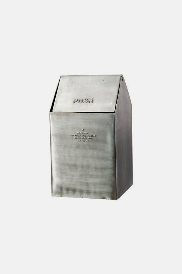 Puebco Reclaimed Stainless Steel Countertop Dustbin #2