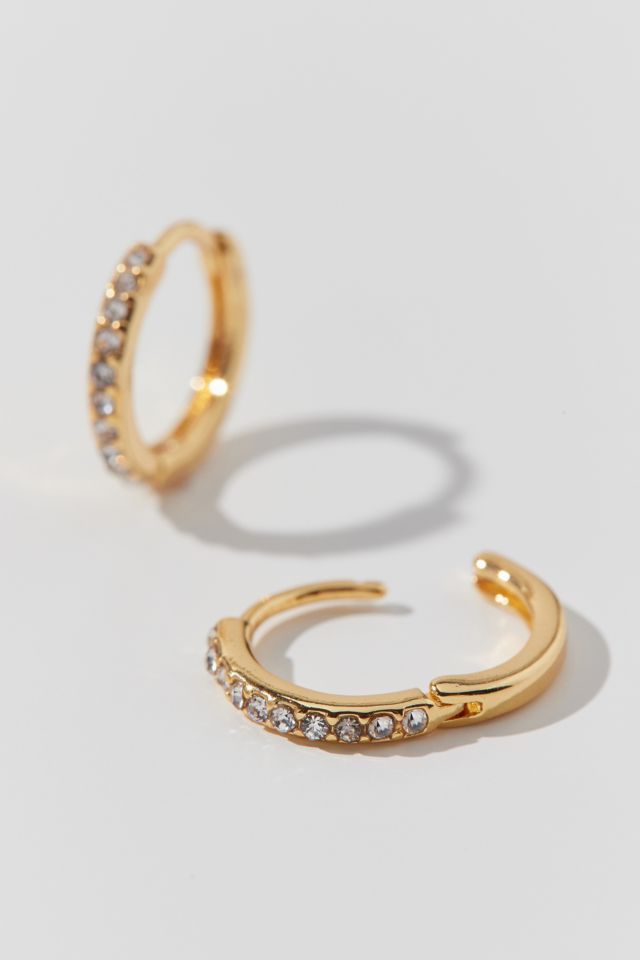 18K Gold-Plated Huggie Hoop Earring | Urban Outfitters