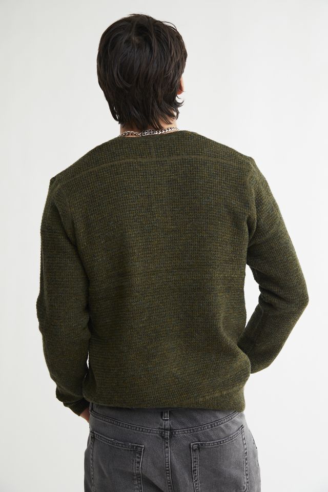 Schott Wool Waffle Henley Long Sleeve Tee #3