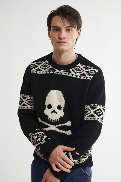 Schott Skull Crew Neck Sweater