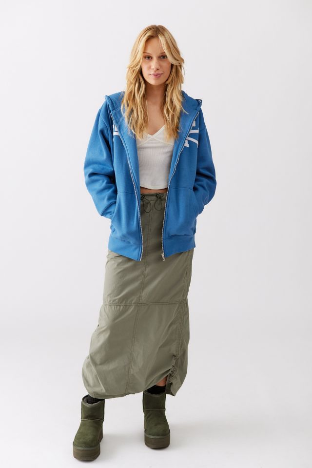 Sweat à Capuche Zippé Exclusif UO Market Logo Empilé #2