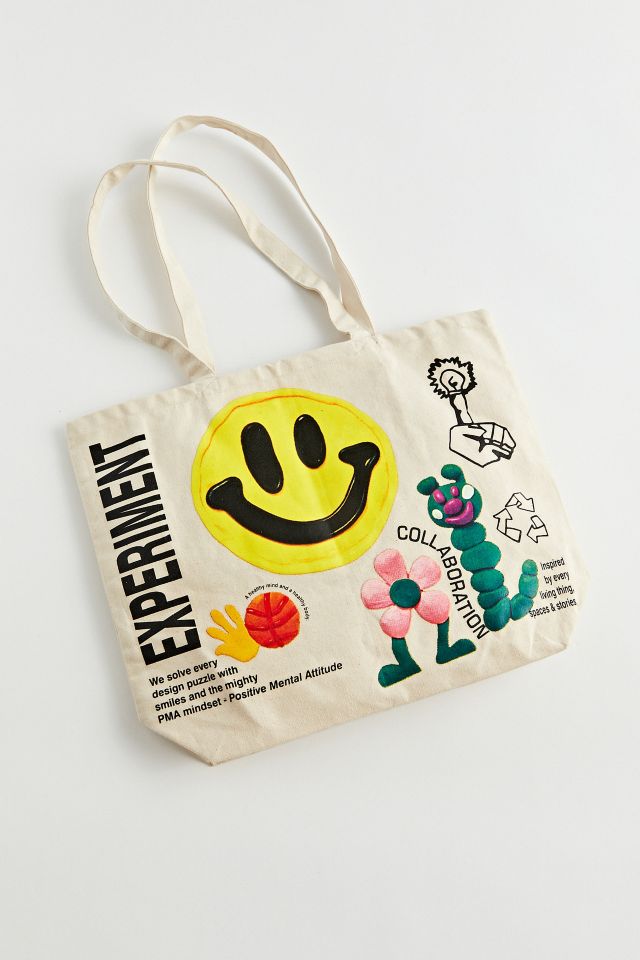 smiley face straw summer tote bag – XO Kendall Co.