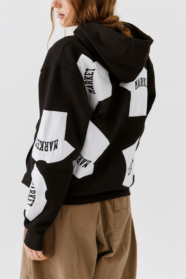 Market UO Exclusive T-Shirt Patch Hoodie Sweatshirt #2