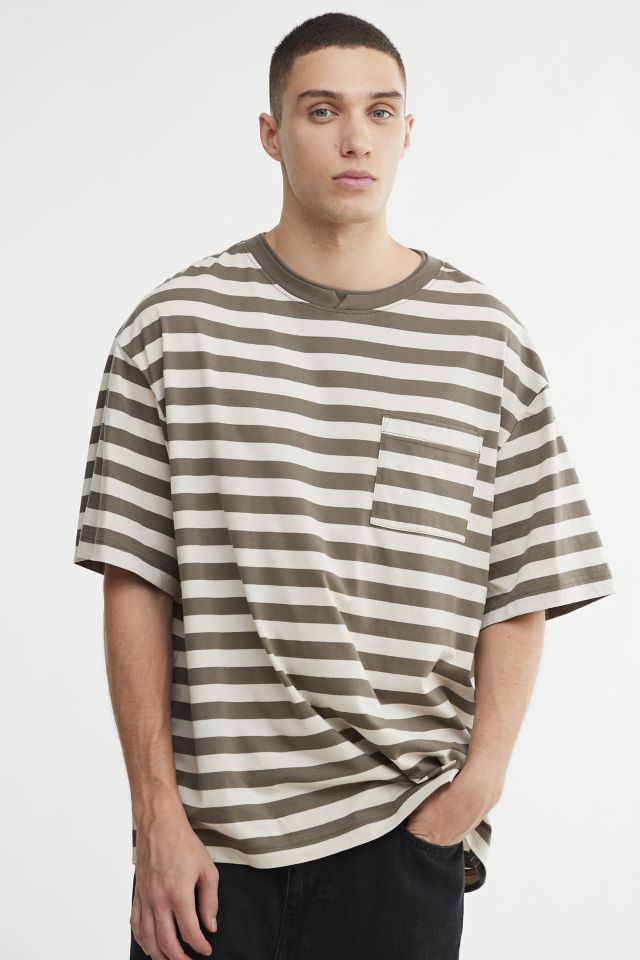 UO Feeder Stripe Pocket Tee | Urban Outfitters