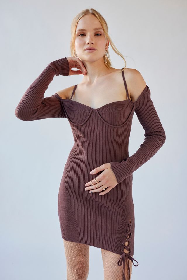 isabel marant crochet dress ABRIL Woman black White Beaded Spaghetti Strap 0305705902049BU Color:#33 Light Purple 30% polyamide