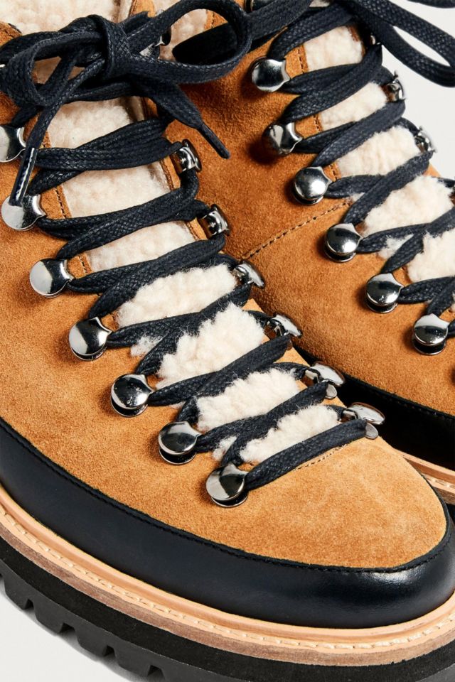 Uo boxer shearling hiker boot sales