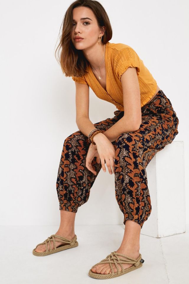 UO Printed Crinkle Jogger Pant Urban Outfitters