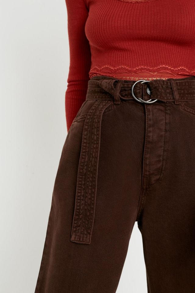 BDG Brown Belted Flood Jean #2