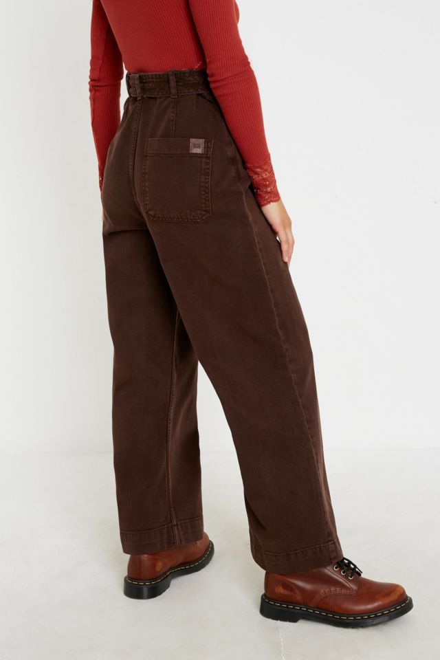 BDG Brown Belted Flood Jean #3