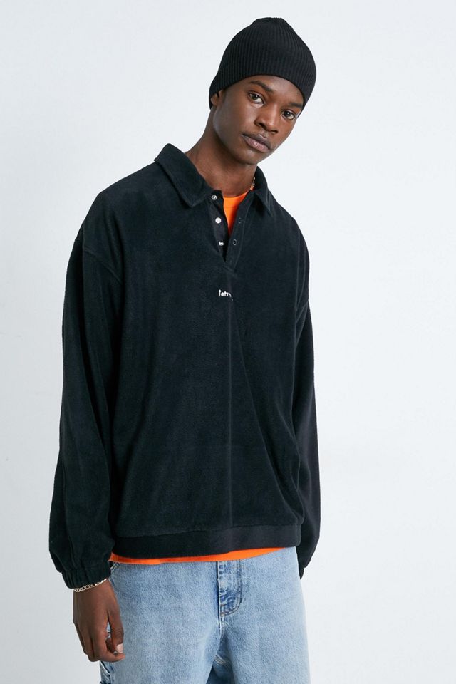 iets frans… Fleece Polo Shirt | Urban Outfitters