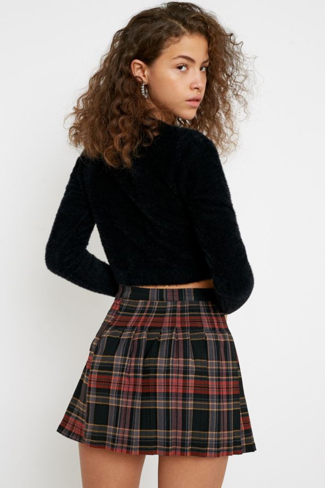 Uo plaid pleated mini skirt sale