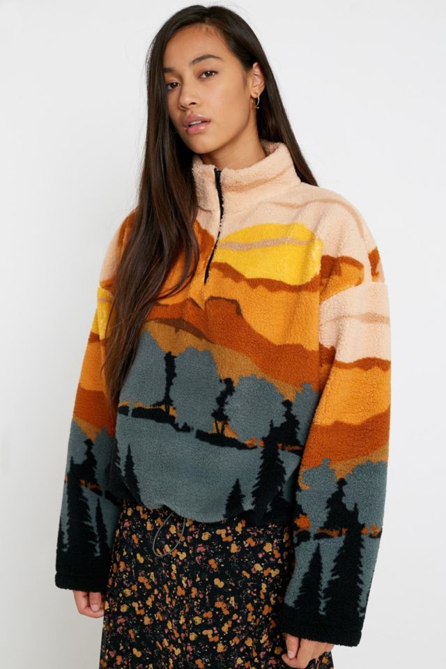 Fleece jacket 2024 urban outfitters