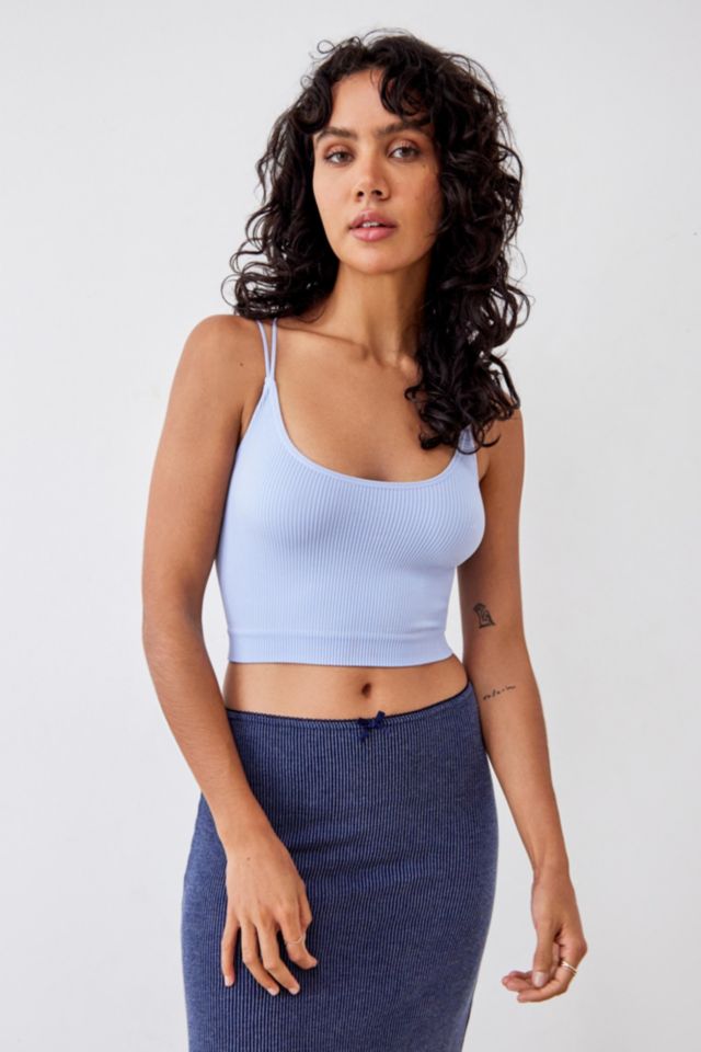 New Urban Outfitters From Under Markie Seamless Cropped Bra Cami Khaki-Small-New  - Simpson Advanced Chiropractic & Medical Center