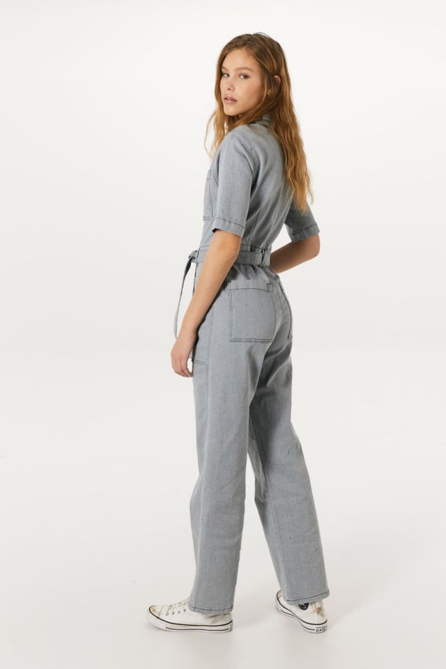 BDG Blue Belted Jumpsuit #3