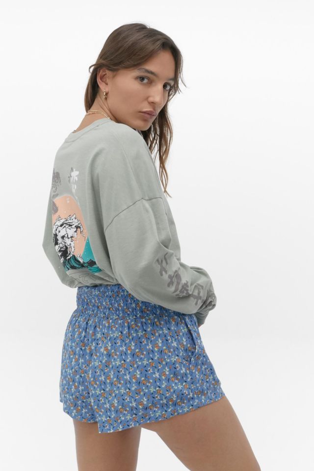 Urban outfitters floral shorts hot sale