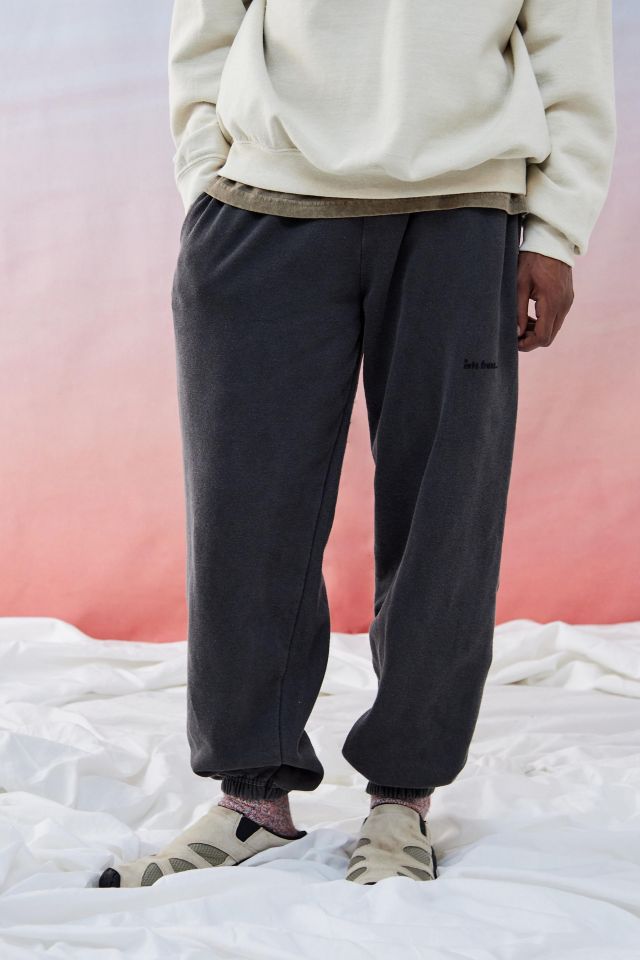 iets frans… Overdyed Black Jogger Pant