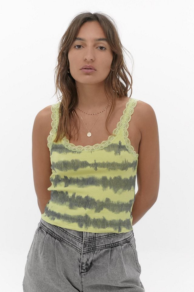 UO Tie-Dye Ribbed Tank Top | Urban Outfitters