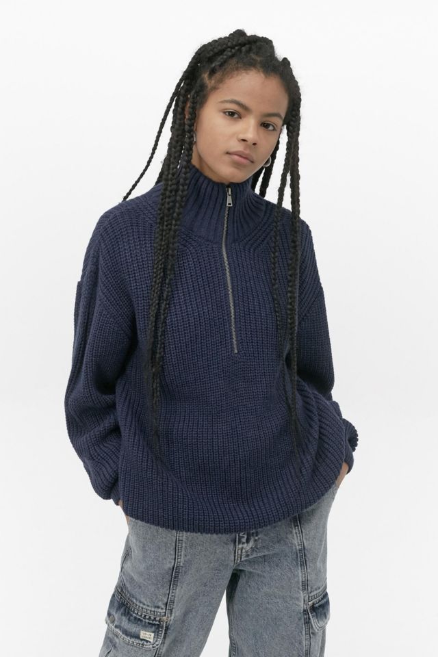 Urban outfitters shop half zip sweater