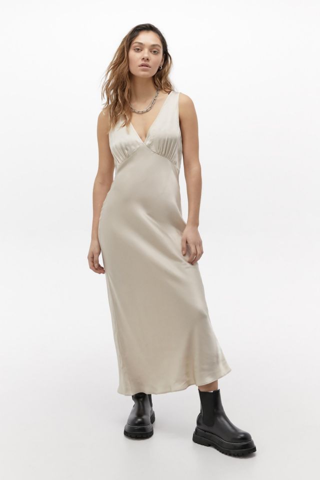 UO Kay Slip Midi Dress