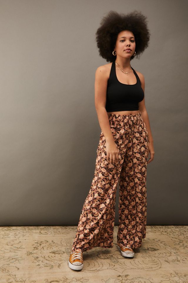 Wide leg hotsell patterned pants