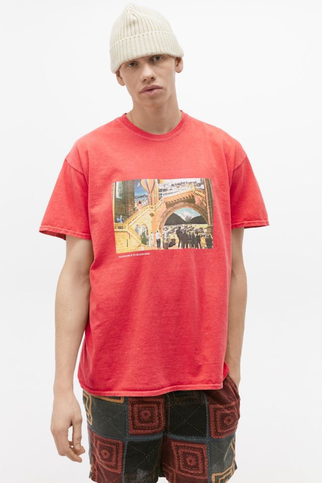 UO Photo Collage Red Tee | Urban Outfitters