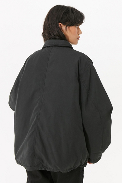 uo rene padded black utility jacket