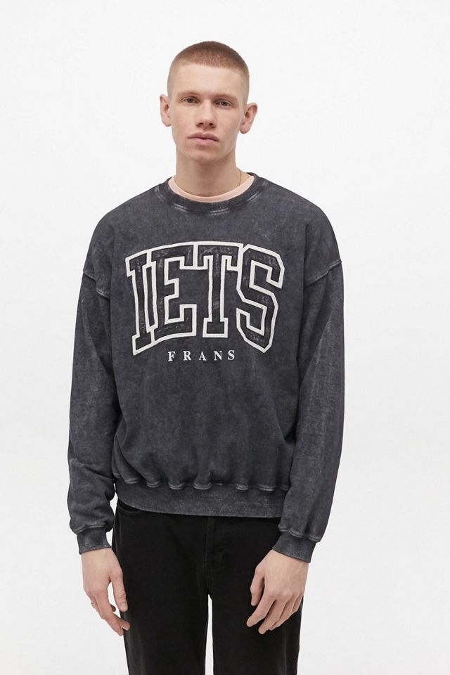 Urban Outfitters Black Washed Sweatshirt Urban Outfitters Washed Black Crew  Neck Washed Black Crew Neck