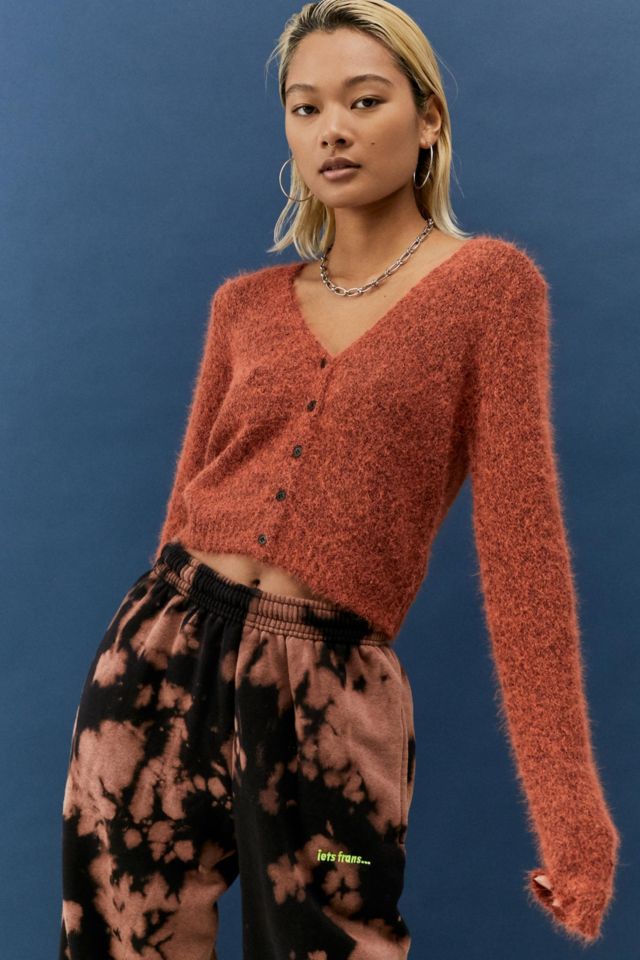 Urban outfitters outlet orange cardigan