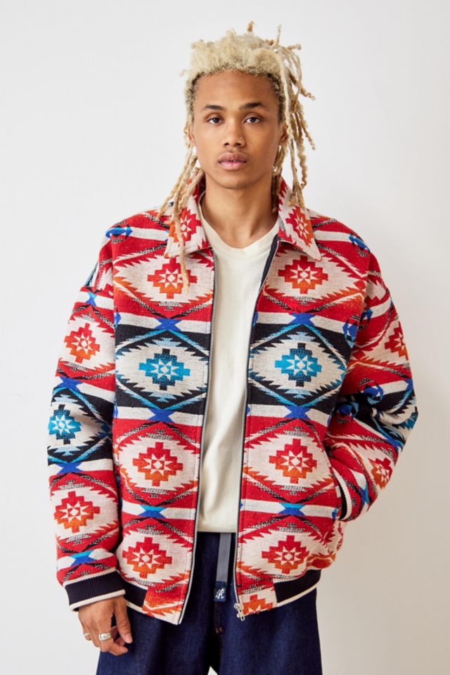 QUARTERFINAL GALAXY TAPESTRY JACKET Mens Medium Streetwear Hand Woven  Designer