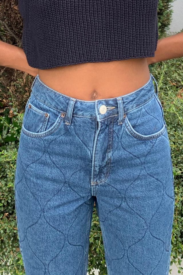BDG Quilted Mom Jean #1