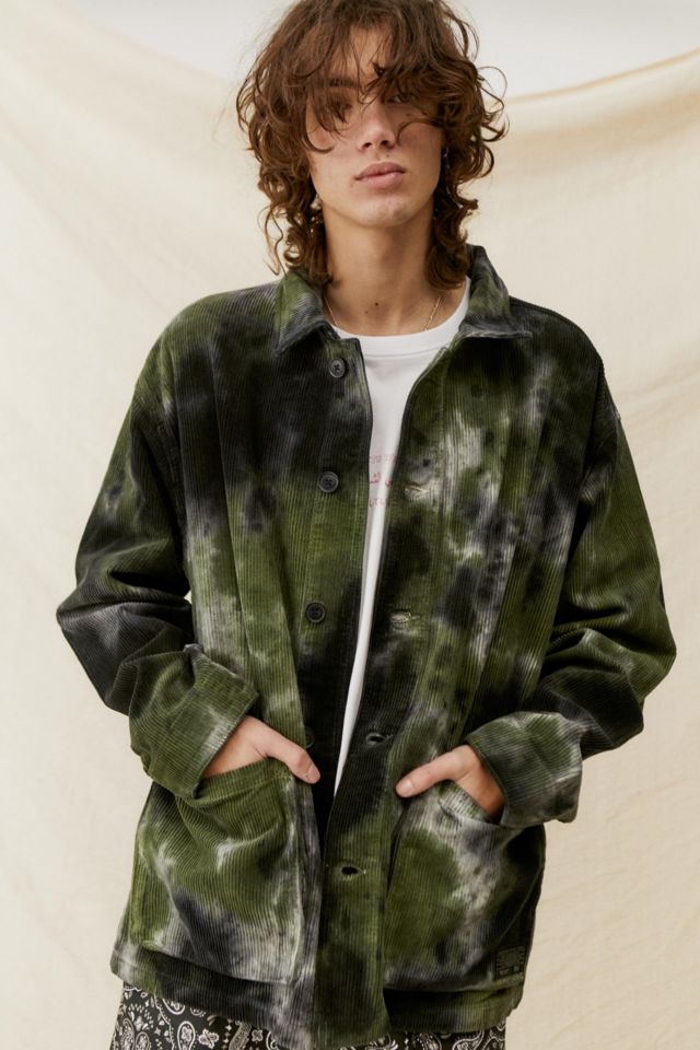 BDG Tie-Dye Corduroy Chore Jacket  Jackets, Chore jacket, Mens jackets