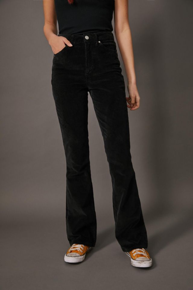 BDG Black Corduroy Flare Pant | Urban Outfitters