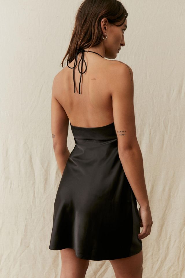 The 'Naomi' Satin Mini Slip Dress