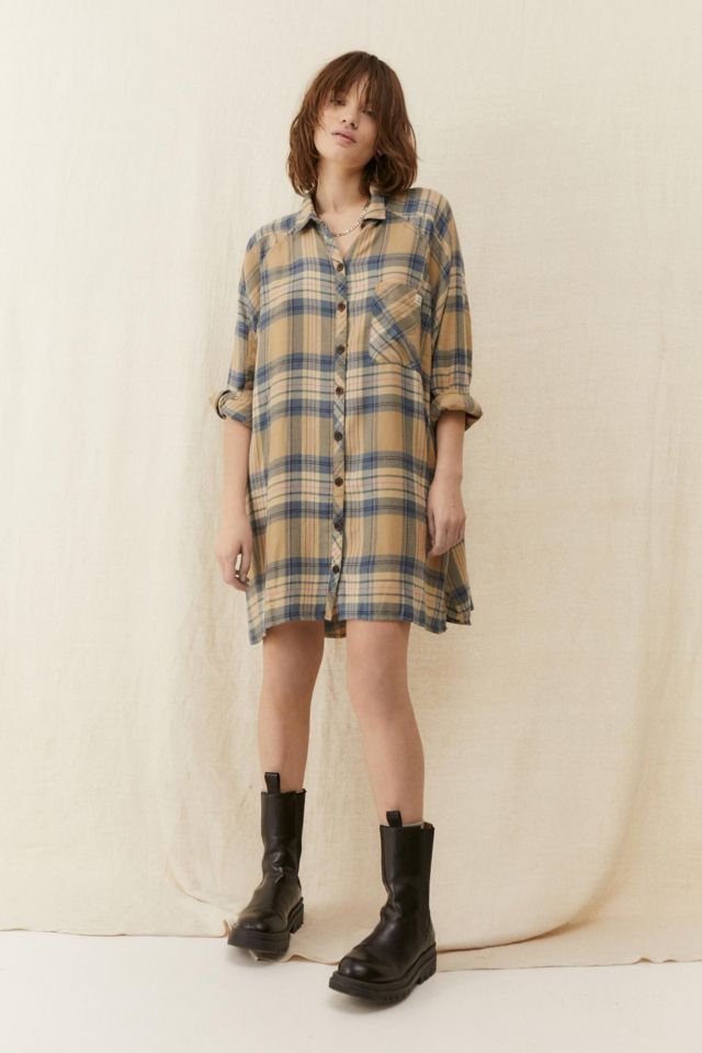 Urban outfitters plaid clearance dress