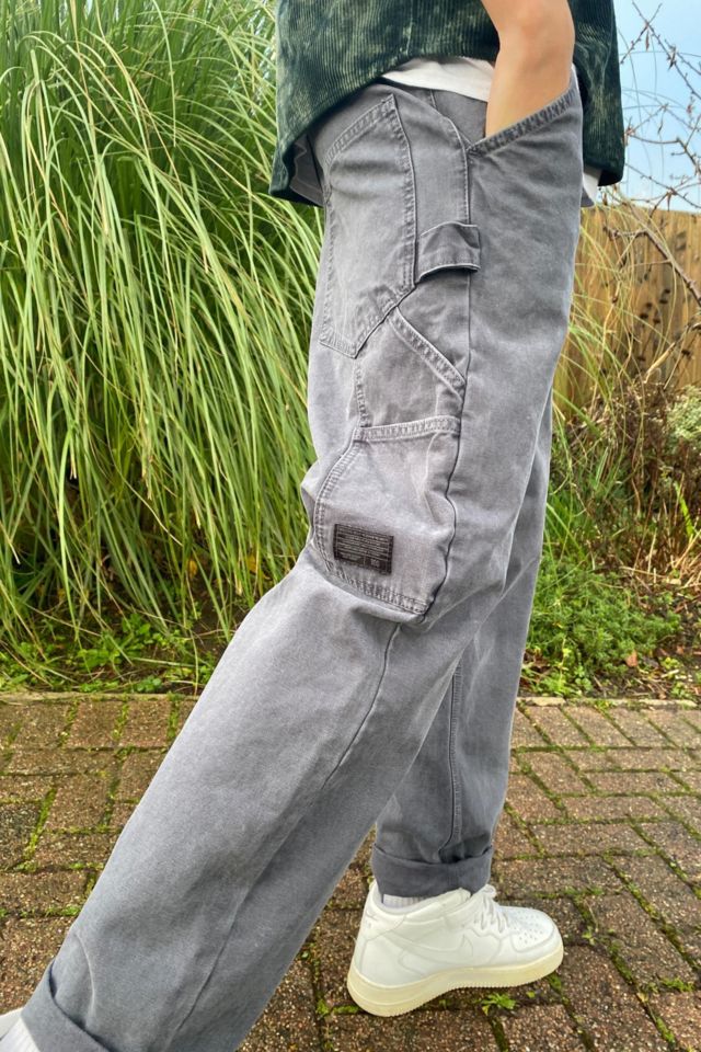 BDG Denim Strappy Baggy Cargo Pants