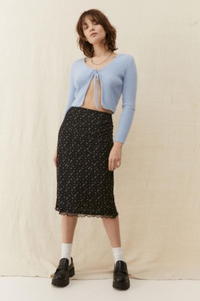 Polka dot 2024 skirt urban outfitters