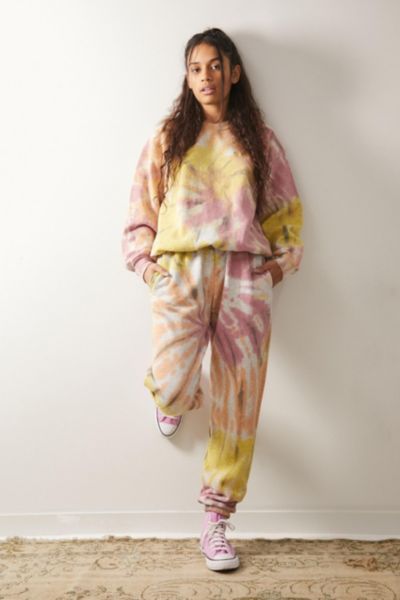 Urban outfitters best sale joggers tie dye