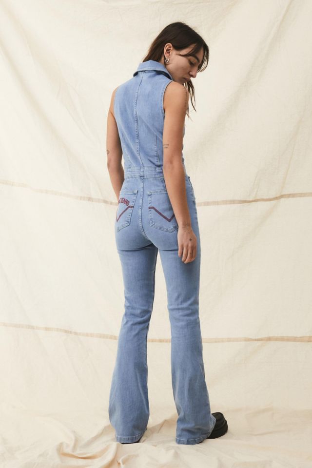 Urban outfitters jean outlet jumpsuit