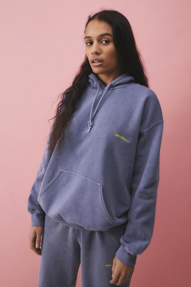 Iets frans blue cheap hoodie