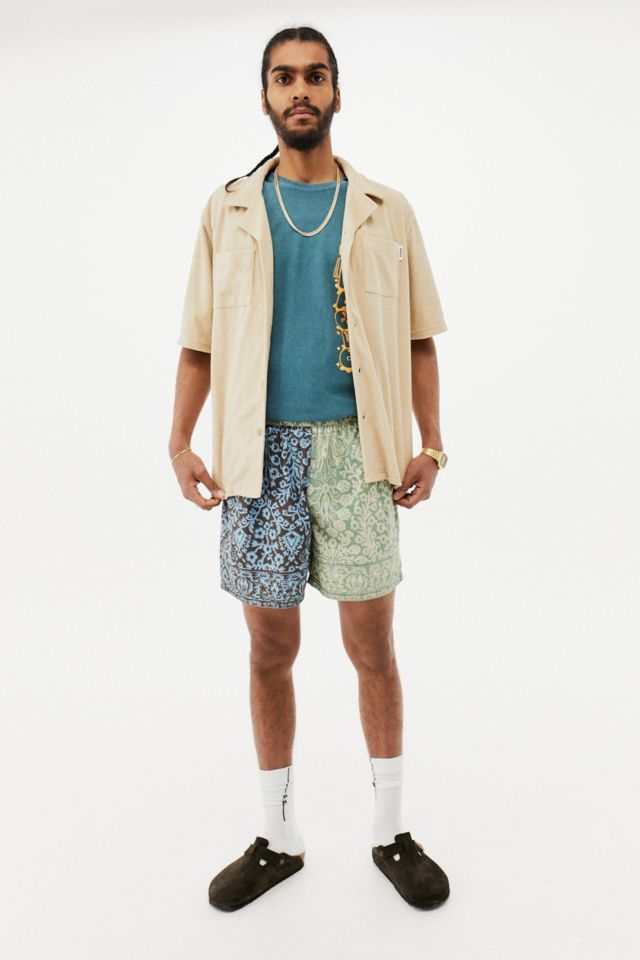 UO Block Print Spliced Swim Short | Urban Outfitters