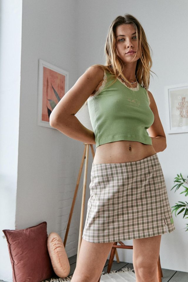 Plaid mini skirt urban outfitters sale