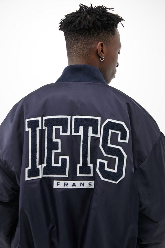 iets frans... Navy Varsity Jacket Urban Outfitters
