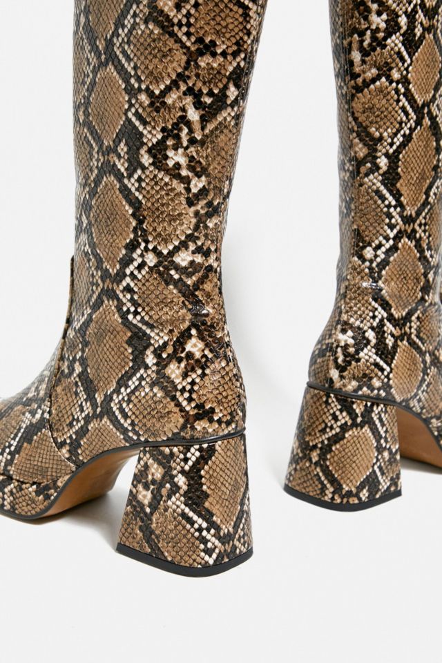 uo vix knee high black boots