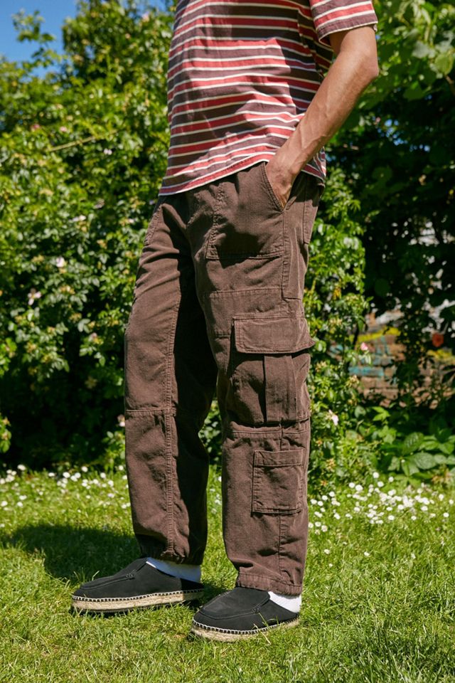 BDG Brown Recycled Corduroy Cargo Pant Urban Outfitters