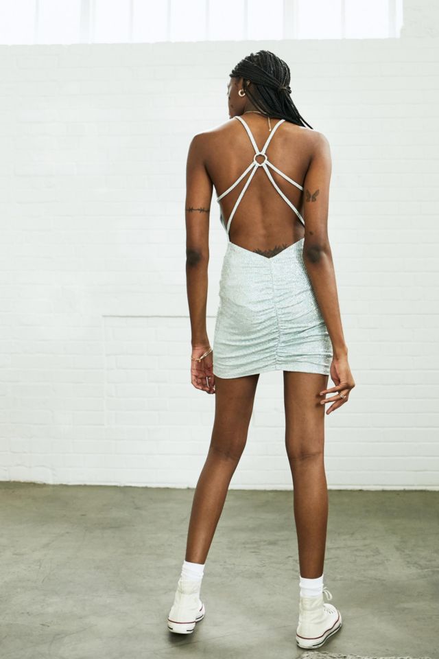 Urban outfitters hotsell silver dress