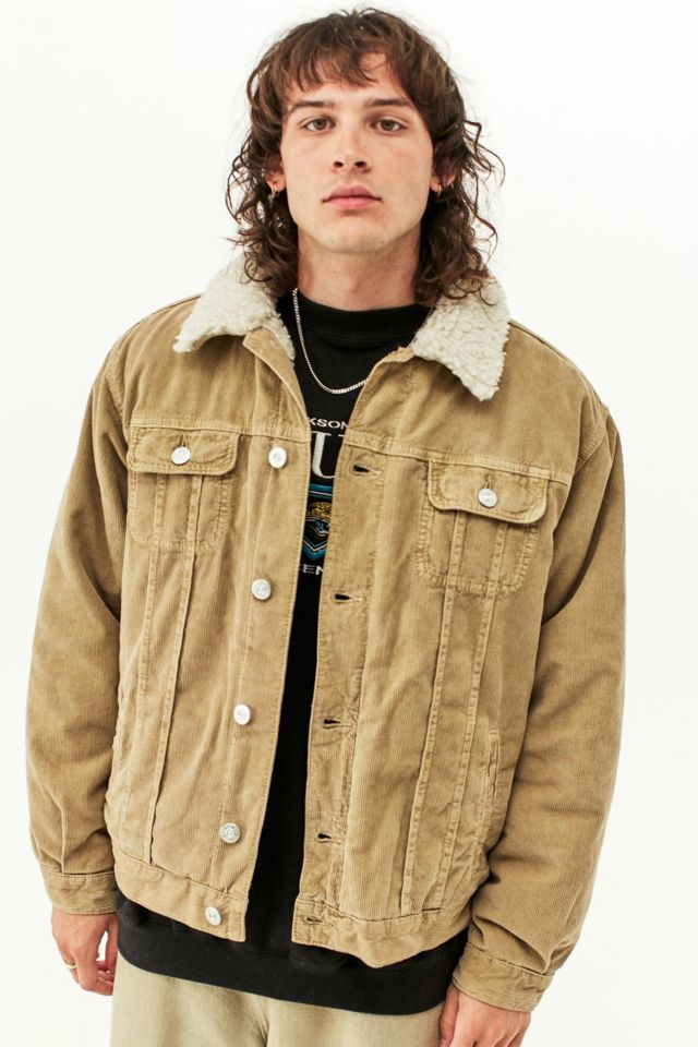 Corduroy sherpa sale mens jacket