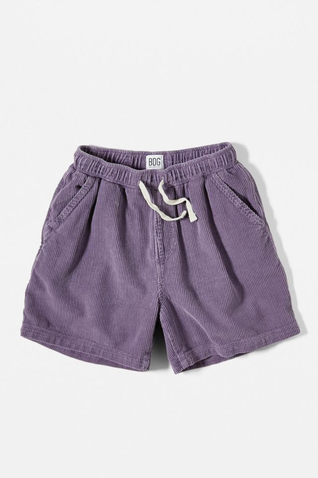 BDG Lilac Corduroy Short Urban Outfitters